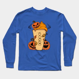 Three halloween pumpkins Long Sleeve T-Shirt